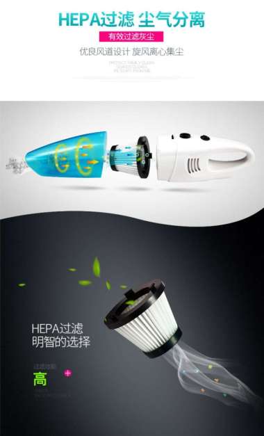 VCM08 - 2-in-1 Home Vacuum Cleaner 600W - Penyedot Debu Rumah Blue