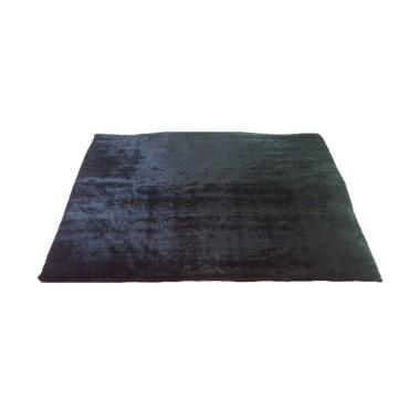 Rasfur Besar Karpet Bulu - Hitam [200 x 150 x 3 cm]