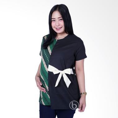 Mama Hamil BTK 161 Baju Hamil Batik Pita Gilantri Blouse - Hijau