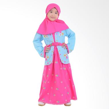 Jesca and Paul Farah 211 Gamis Baju Muslim Anak - Blue
