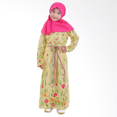 Jesca and Paul Layla 220 Gamis Baju Muslim Anak - Yellow