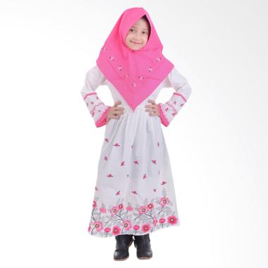 Jesca and Paul Esye 225 Gamis Baju Muslim Anak - White