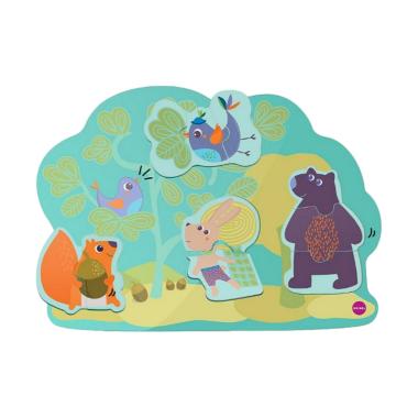 Oribel Hoppy Bunny & Friends Vertiplay Wall Toys Mainan Anak