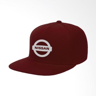 IndoClothing Nissan Topi Snapback - Maroon