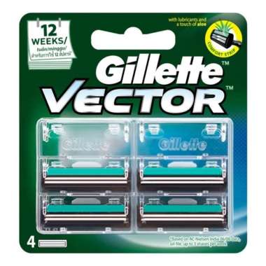 GILLETTE VECTOR CARTRIDGE 4'S