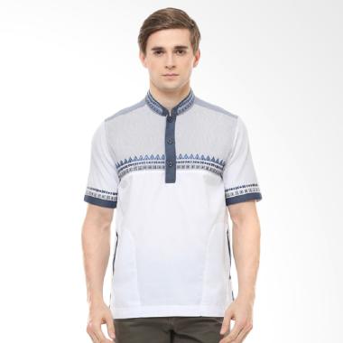 LGS Motif Bordir Slim Fit Baju Koko ... ru [JSH.383.S817KF.247.C]