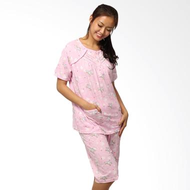 GRAZIEE BJ014 Pinky Doggy Setelan Baju Tidur Wanita