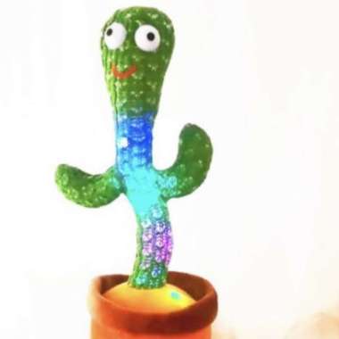 Mainan Viral Boneka Kaktus Joget dan Menari/Mainan Viral Tiktok Cactus