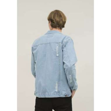 Harga Jeans Jaket Pria Ripped Polos 
