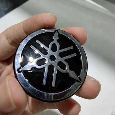 Emblem Logo Yamaha Nouvo, Lexi, Aerox, Nmax, Jupiter Mx, King (5Mx) - Silver