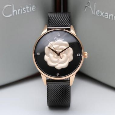 Alexandre Christie AC 2723 Jam Tangan Wanita - Rosegold Black [Original] -