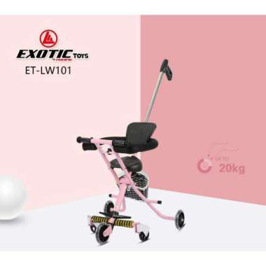 [Termurah Bams] Free Bubblewrap Exotic Magic Stroller Micro Trike 5 Roda / Sepeda Dorongan Anak Lw00