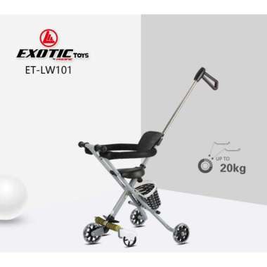 [Termurah Bams] Free Bubblewrap Exotic Magic Stroller Micro Trike 5 Roda / Sepeda Dorongan Anak Lw00
