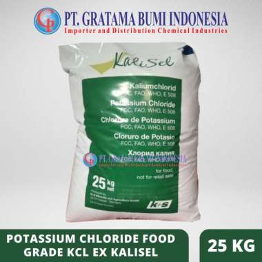 Potassium Chloride Food Grade KCL Ex Kalisel 25 KG