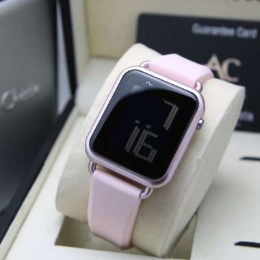 JAM TANGAN UNISEX ALEXANDRE CHRISTIE AC 9341 AC9341 DIGITAL GARANSI RESMI 1THN ORIGINAL PEACH