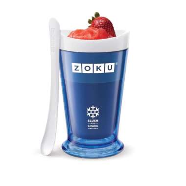 [BEST SELLER] Zoku Blue Slush/Shake Maker - Alat Pembuat Es Krim Instant, Alat Pembuat Es Serut Inst
