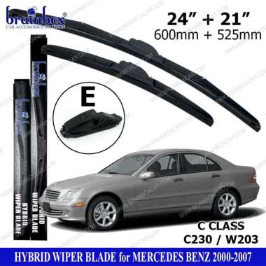 HIGH QUALITY Hybrid Wiper Blade Mercedes Benz C230 W203 Wiper Mobil Karet Pembersih Kaca Mobil Winds
