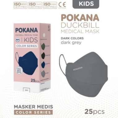 Masker Medis Pokana Duckbill Anak 4Ply Series PROMO BUY 2 FREE 1 Multivariasi Multicolor
