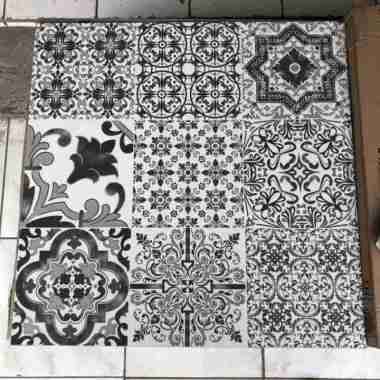 Keramik 60X60 Motif Batik Tegel/ Keramik Lantai Batik Vintage/ Tegel