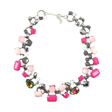 Momy Ribbon Amber Necklace