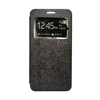 Galeno Flip Cover Casing for Smartfren Andromax A - Hitam