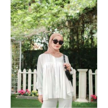 Jual Blouse Putih Lengan Panjang Wanita Model Terbaru Blibli Com
