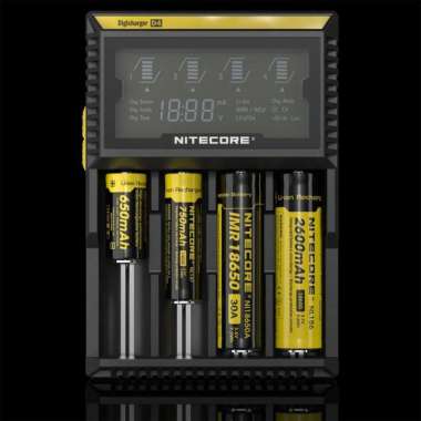 Nitecore D4 Intelligent USB Charger Baterai [4 Slot/Authentic]