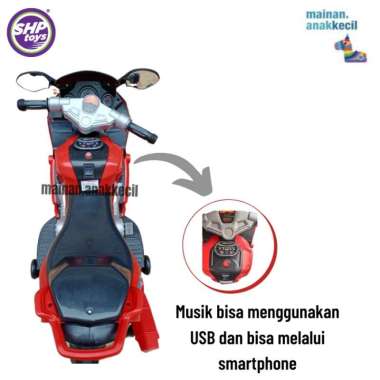 Mainan Anak Laki laki Motor Aki Accu / Motor Sport / Motor Balap 6188