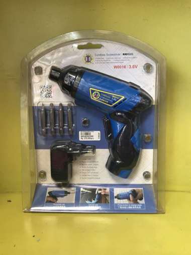 Mesin Bor Obeng Listrik - Cordless Screwdriver C-Mart