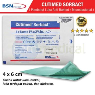 BSN CUTIMED SORBACT SWABS 4 X 6 CM