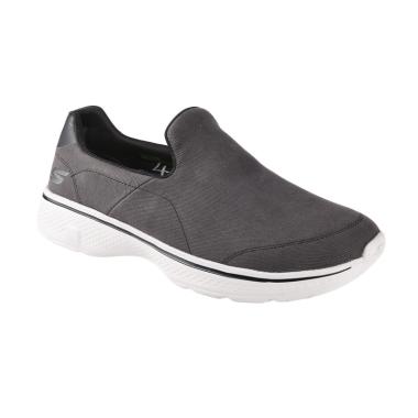 #DIJAMINMURAH - Skechers Men Go Wal ... hraga Pria [SKE54153BKGY]