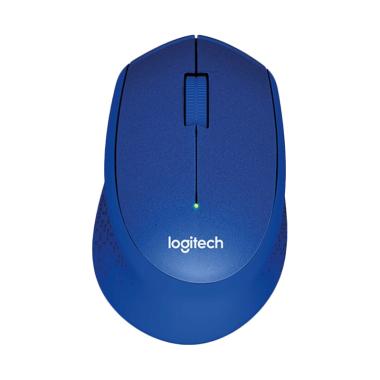 Logitech M331 Silent Plus Wireless Mouse - Biru