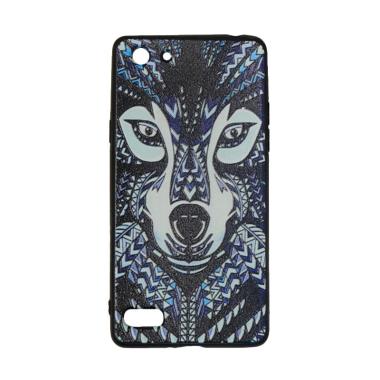 QCF Luxo Rimba Wolf Motif 2 Silicon ... ing for Oppo A33 or Neo 7