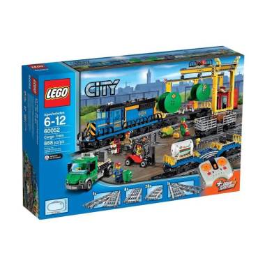 LEGO City 60052 Cargo Train Mainan Blok dan Puzzle Multi