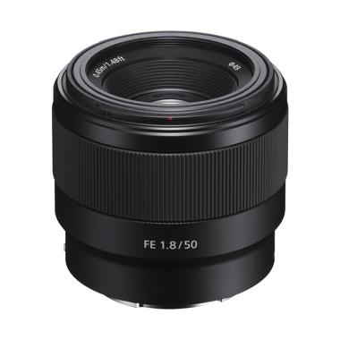 Sony Lens SEL FE 50mm f/1.8 Full Frame Lensa Kamera