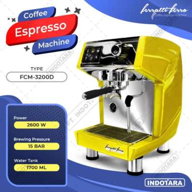 Mesin Kopi Ferratti Ferro Espresso Machine / Coffee Maker [FCM3200D] Kuning