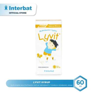 Lyvit Syrup Suplemen Tumbuh kembang anak - 60 ml