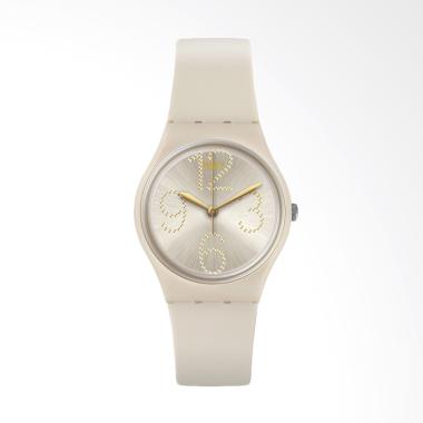 Swatch GT107 Sheerchic Tali Silikon Jam Tangan Wanita - Beige