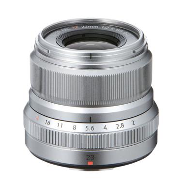 Fujifilm Lensa XF 23mm F/2 R WR Lensa Kamera - Silver