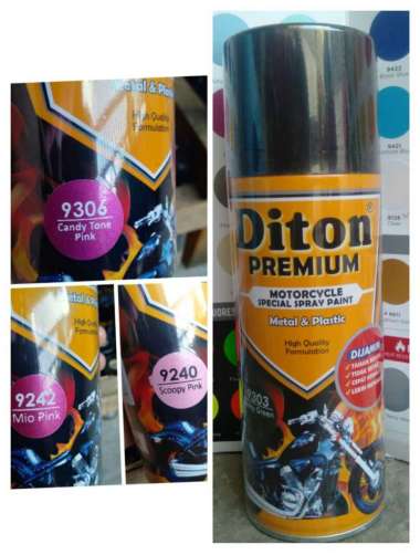 pilok pilox cat semprot diton premium scoopy pink 9240 mio pink 9242 diton candytone pink 400cc clea