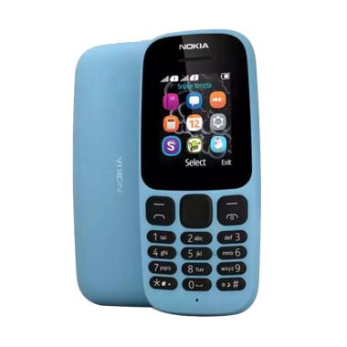 Nokia 105 Dual SIM 2017 Handphone - Blue