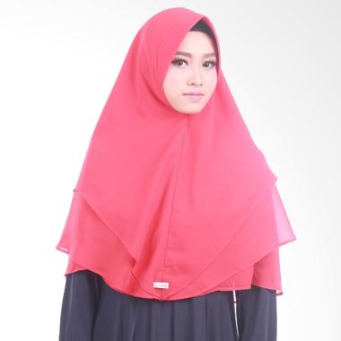 Atteena Hijab Khimar Radya Pet Jilbab Instant - Light Red