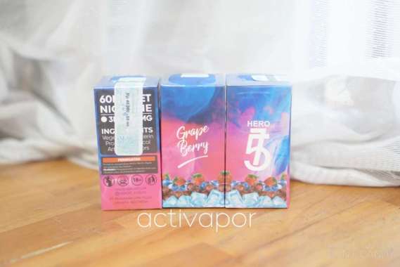 Grape Berry Ice 3mg Liquid Vape 60ml Hero57
