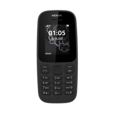 Nokia 105 Dual Sim 2017 Handphone - Black