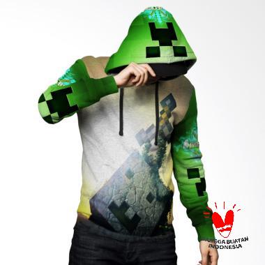 Fika Tema Minecraft 3D Full Print S ... rt 5 Jaket Hoodie Sweater