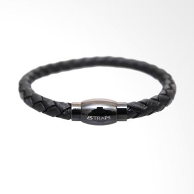 STRAPS Kulit Gelang Pria BLPMB-BLK-L