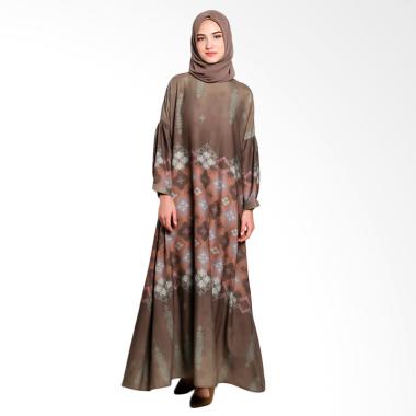 Ria Miranda Manih Dress Muslim - Olive