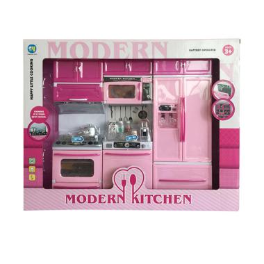 Ocean Toy 818-26 Modern Kitchen Set Mainan Edukasi Anak - Pink