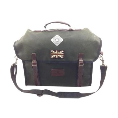 CARRADICE City Folder Bag Tas Sepeda - Green Union Jack [Size M]