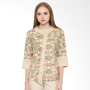 Asana Lerra Woman Batik Atasan Wanita - Krem